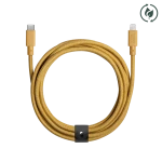 Native Union Belt Cable XL - kabel USB-C - lightning, 3 m (kraft) MFI