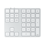 Satechi Aluminium Extended Keypad - bezprzewodowa klawiatura numeryczna z wbudowanymi skrótami klawiszowymi Bluetooth (silver)