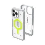 UAG Pathfinder Clear Magsafe - obudowa ochronna do iPhone 16 Pro Max kompatybilna z MagSafe (active neon)