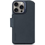 Decoded Leather Detachable Wallet - skórzana obudowa ochronna do iPhone 16 Pro kompatybilna z MagSafe (navy)