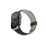 UAG Pathfinder - silikonowy dwustronny pasek magnetyczny do Apple Watch seria: 1-3, 42mm / series 4-6 & SE 1-2, 44mm / series 7-9, 45mm / series 10, 46mm / Ultra 1-2, 49mm (black/titanium)