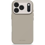 Decoded AntiMicrobial Silicone Backcover - silikonowa obudowa ochronna do iPhone 17 Pro kompatybilna z MagSafe (soft taupe)