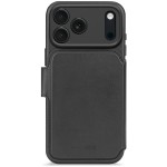 Decoded Leather Detachable Wallet - skórzana obudowa ochronna do iPhone 17 Pro kompatybilna z MagSafe (black)
