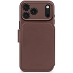 Decoded Leather Detachable Wallet - skórzana obudowa ochronna do iPhone 17 Pro Max kompatybilna z MagSafe (chocolat brown)