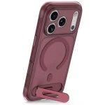 Decoded AntiMicrobial Hybrid Stand Backcover - etui z podstawką do iPhone 18 Pro / 17 Pro kompatybilne z MagSafe (rose quartz)