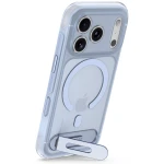 Decoded AntiMicrobial Hybrid Stand Backcover - etui z podstawką do iPhone 18 Pro / 17 Pro kompatybilne z MagSafe (clear navy)