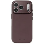 Decoded Leather Backcover - skórzane etui do iPhone 18 Pro / 17 Pro kompatybilne z MagSafe (chocolat brown)