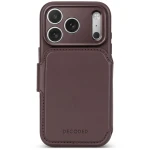 Decoded Leather Detachable Wallet - skórzane etui do iPhone 18 Pro / 17 Pro kompatybilne z MagSafe (chocolat brown)