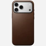 NOMAD Modern Leather Case - etui do iPhone 18 Pro Max / 17 Pro Max kompatybilne z MagSafe, skóra Camino (brown)