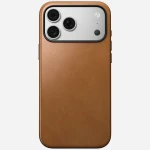NOMAD Modern Leather Case - etui do iPhone 18 Pro Max / 17 Pro Max kompatybilne z MagSafe, skóra Camino (english tan-c)